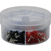 Aderendhülsen-Set, isoliert, DIN-Farbkennung